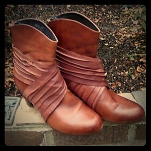 Sz 39 Brown/reddish leather Spring Step L'Artiste